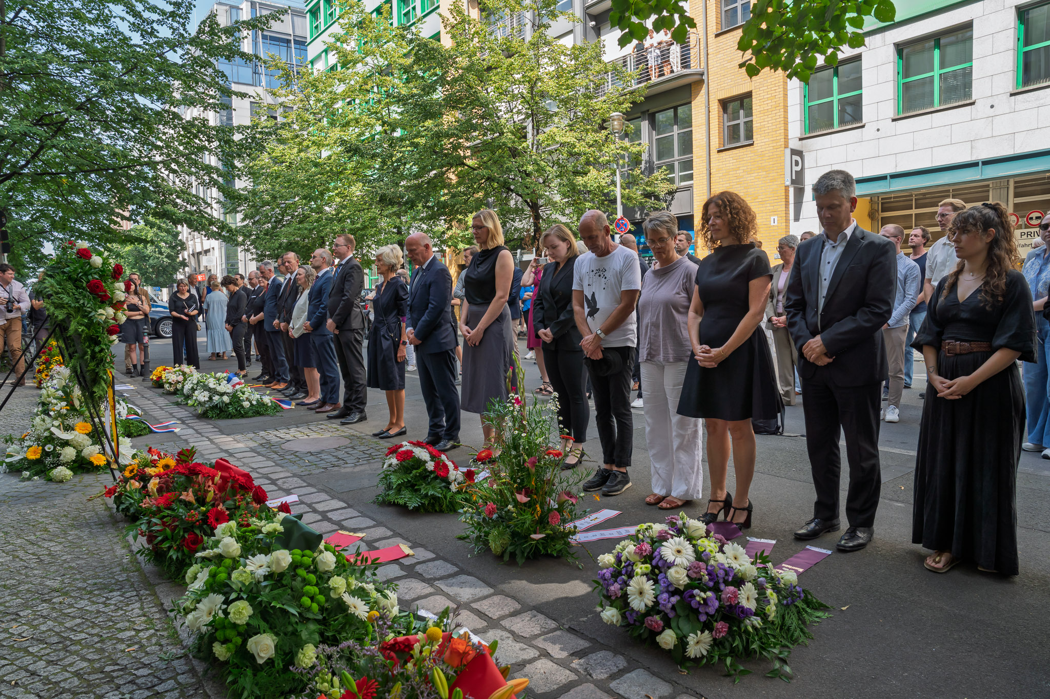 64. Jahrestag des Baus der Berliner Mauer