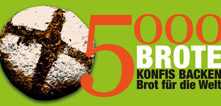 Logo der 5000-Brote-Aktion. Grafik: 5000-brote.de