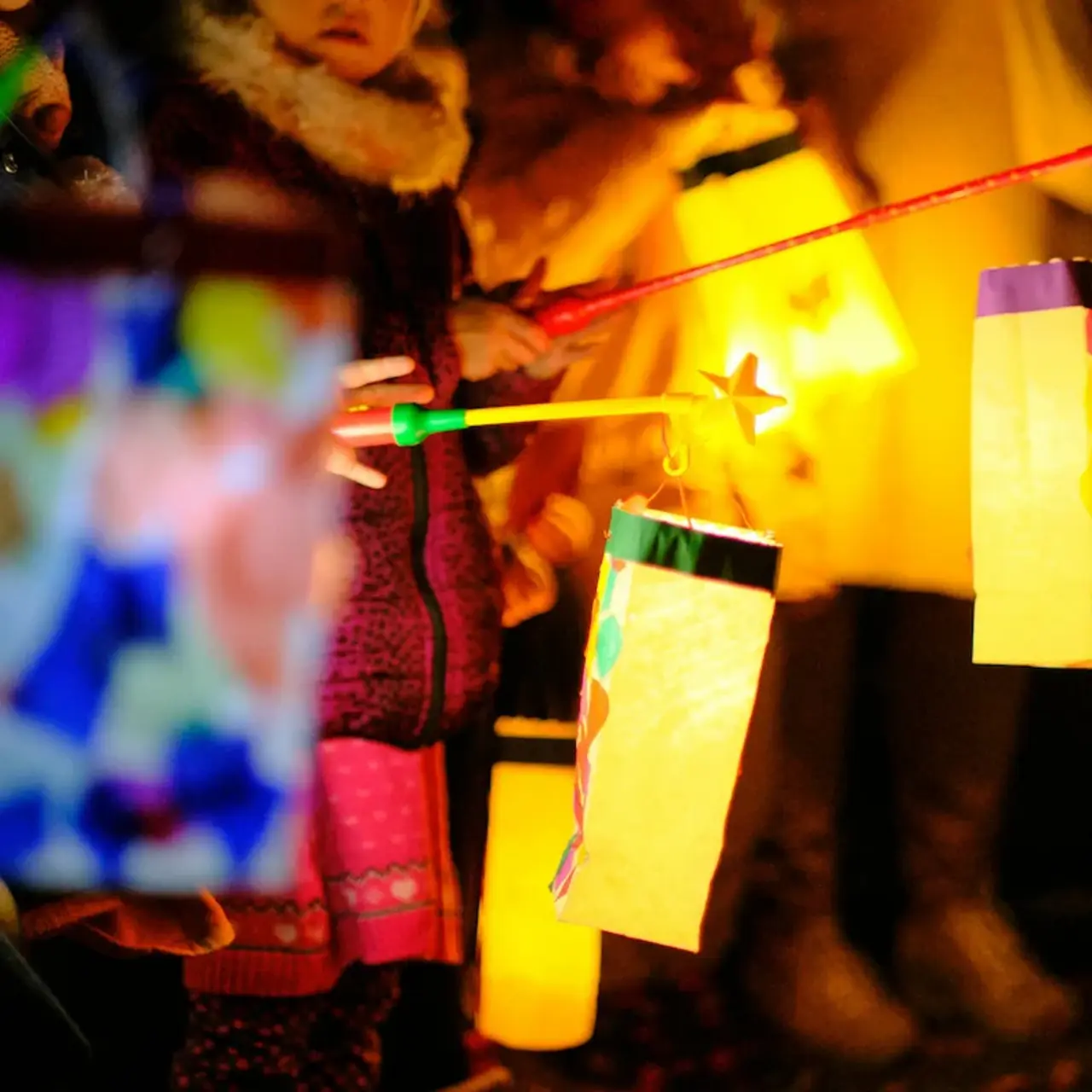 Umzug zu Sankt Martin einer Evangelischen Kindertagesstätte.
