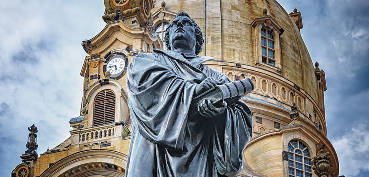 Das Martin-Luther-Denkmal in Dresden. Foto: Wikimedia