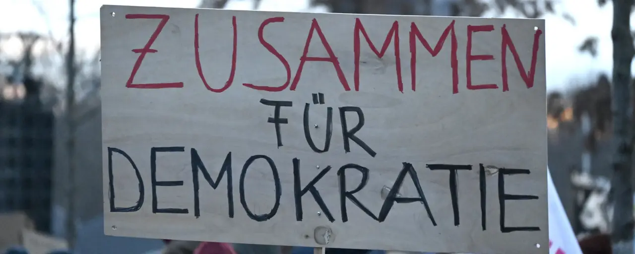 Demokratie verteidigen – Demonstration am 21.1.2024 in Berlin