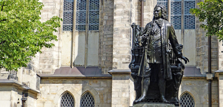 Denkmal Johann Sebastian Bachs. Foto: pixabay