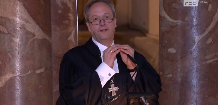 Christian Stäblein als neuer Bischof der EKBO am 16.11.2019. Foto: RBB