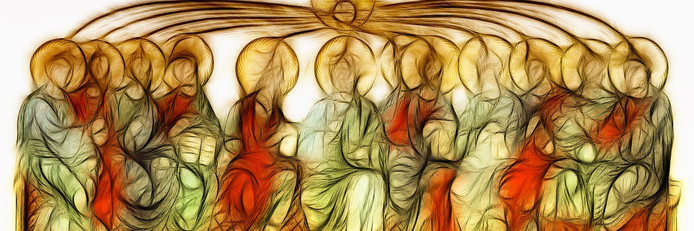 Erfüllt vom Heiligen Geist gelang es den Jüngerinnen und Jünger an Pfingsten so zu predigen, dass sie in vielen Sprachen verstanden wurden. Bild: pixabay