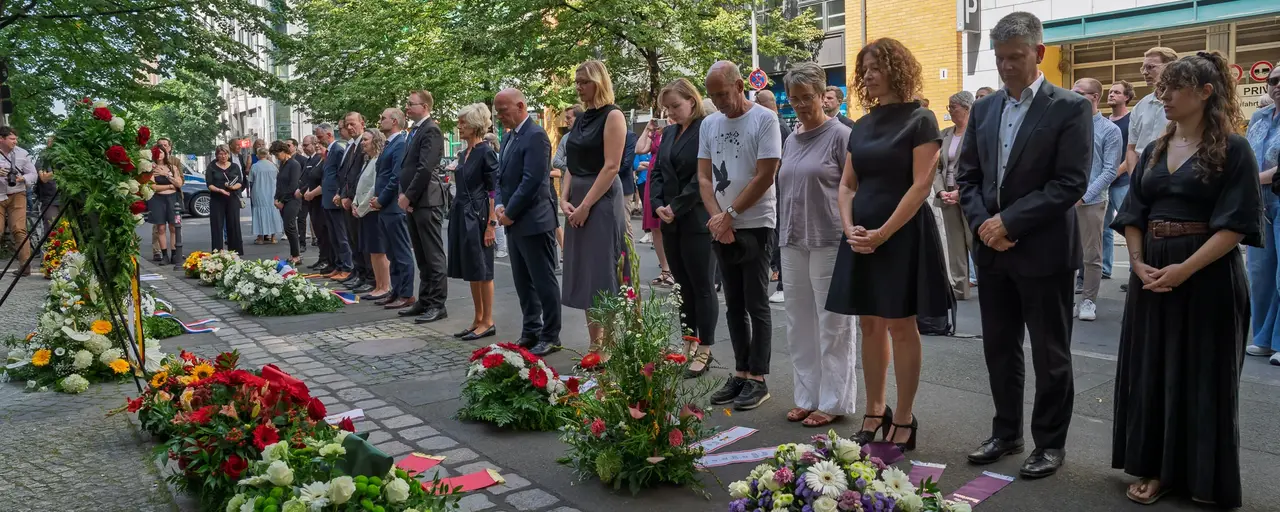 64. Jahrestag des Baus der Berliner Mauer