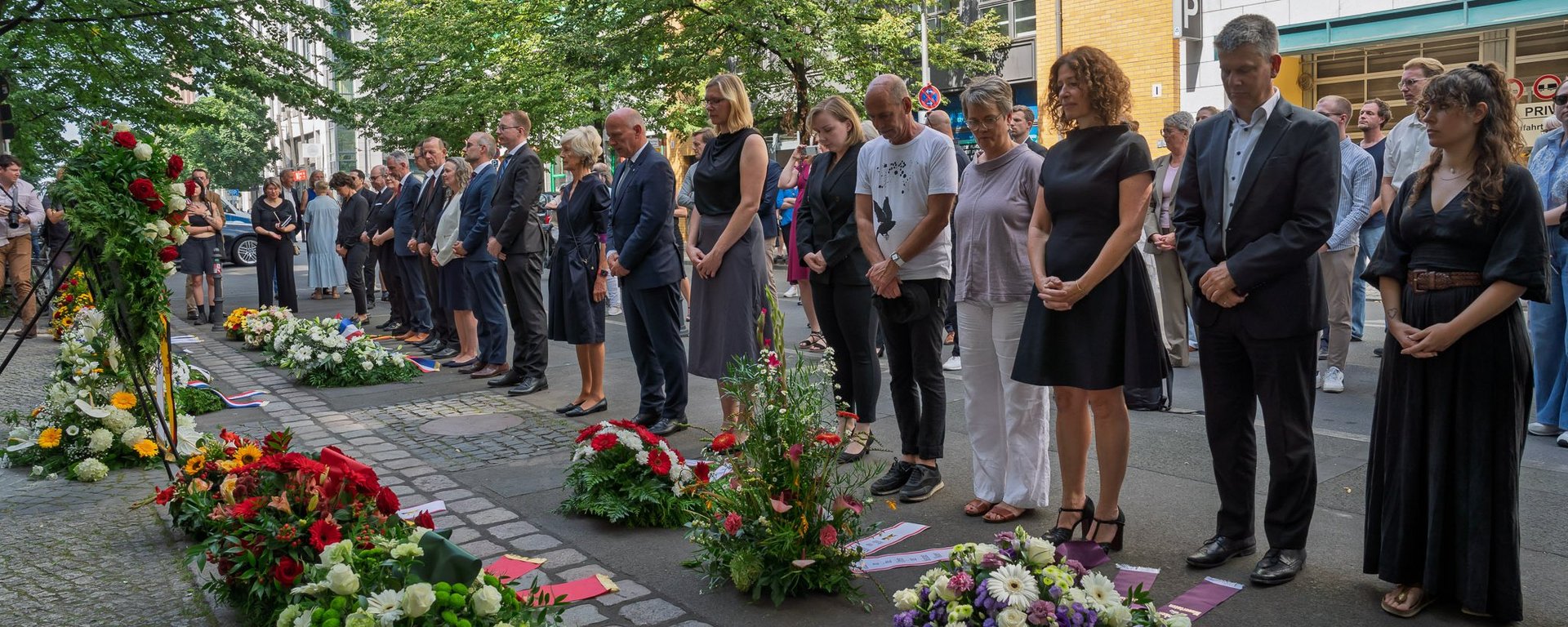 64. Jahrestag des Baus der Berliner Mauer