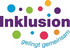 Logo, bunte Bunkte, "Inklusion gelingt gemeinsam", Quelle: Diakonie in Niedersachsen